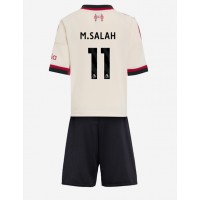 Fotbalové Dres Liverpool Mohamed Salah #11 Dětské Venkovní 2025-26 Krátký Rukáv (+ trenýrky)